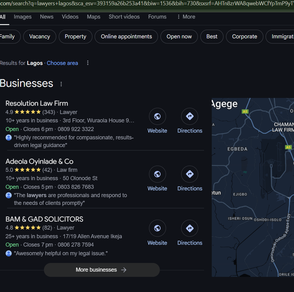 Local SEO for lawyers