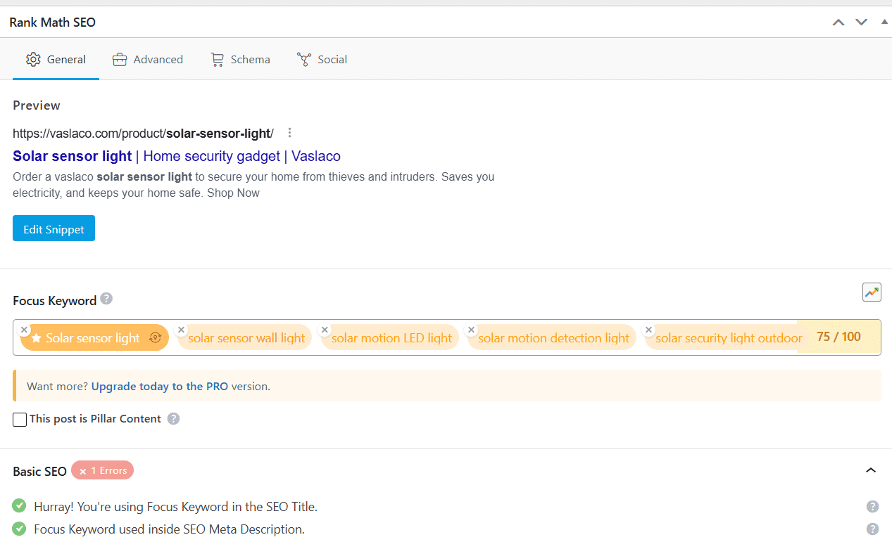 Wordpress E commerce SEO