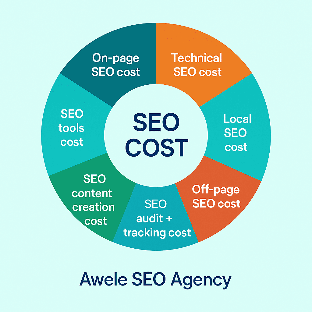 Areas of SEO that make up Cost of SEO in Nigeria