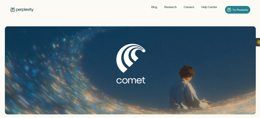 Perplexity launches Comet "AI browser"