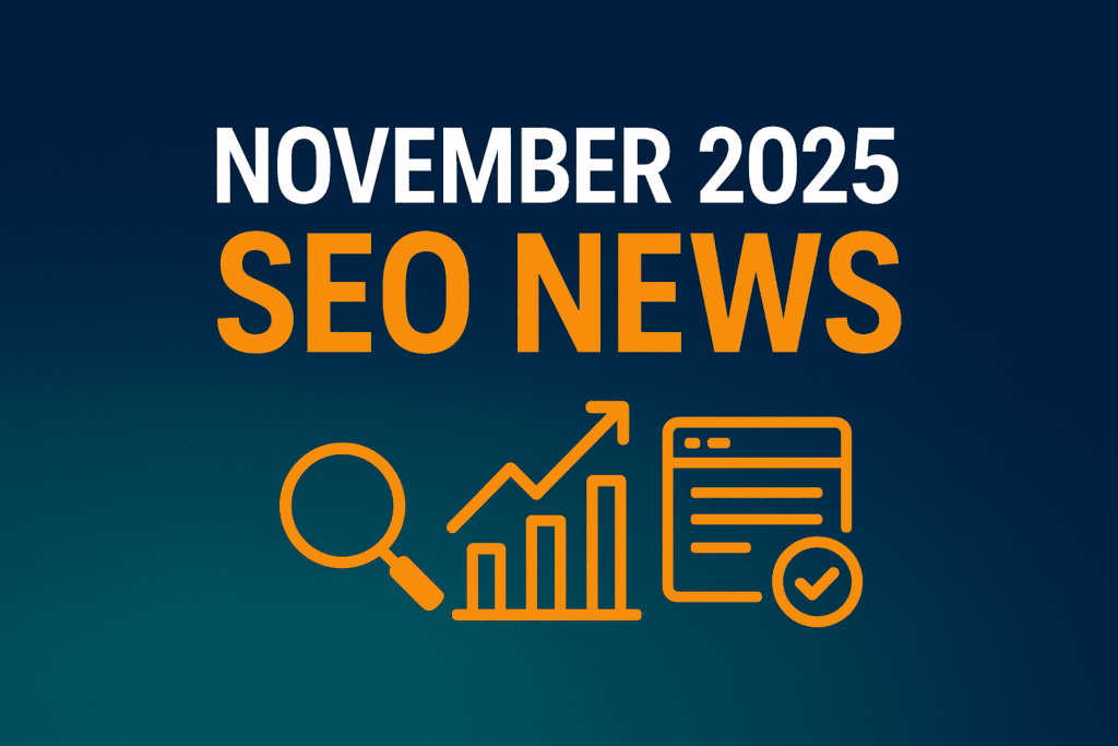 November 2025 SEO news featured image - Awele SEO agency