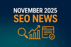 November 2025 SEO news featured image - Awele SEO agency